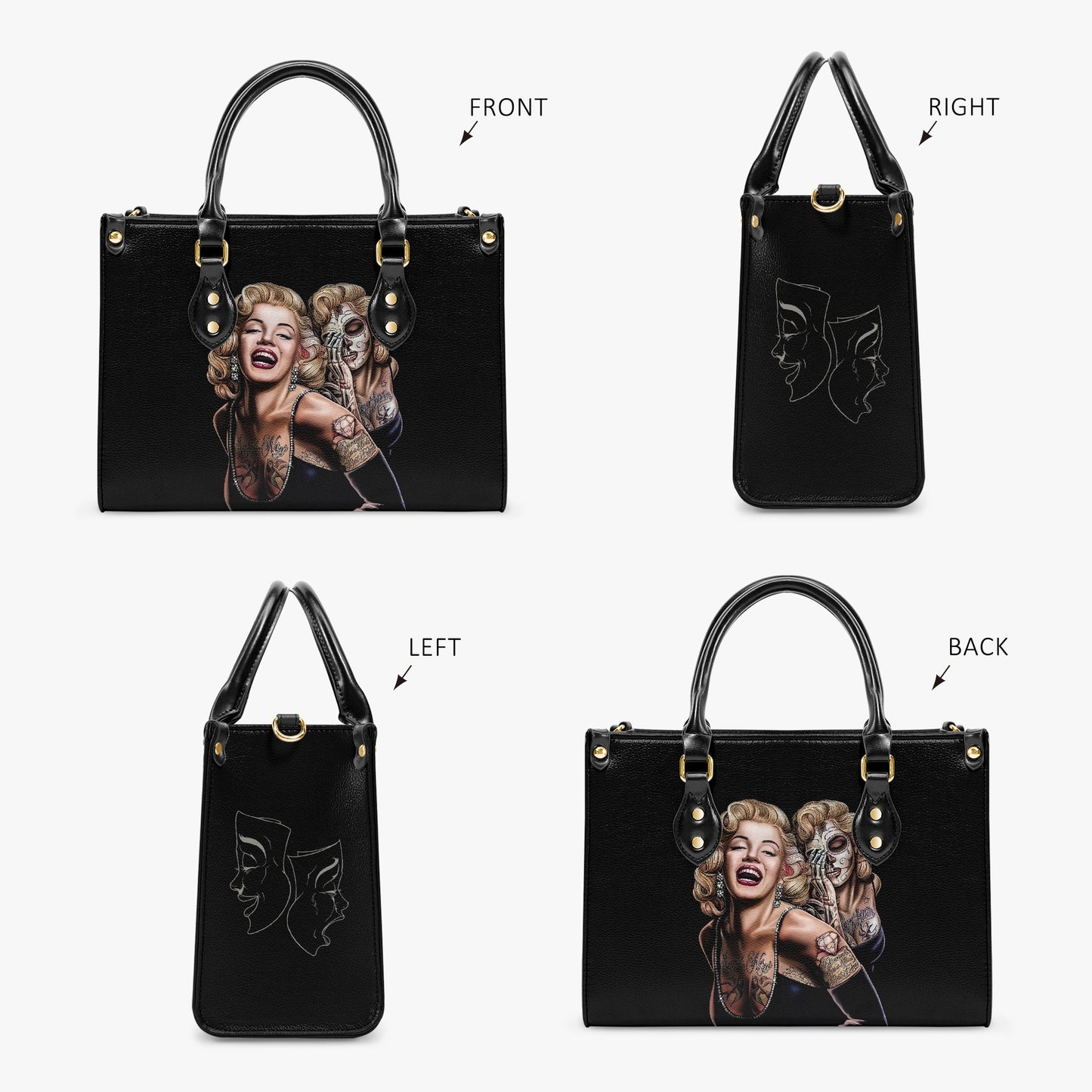 Marilyn Monroe Smile Now Concise Tote Bag - Coco D'Amore