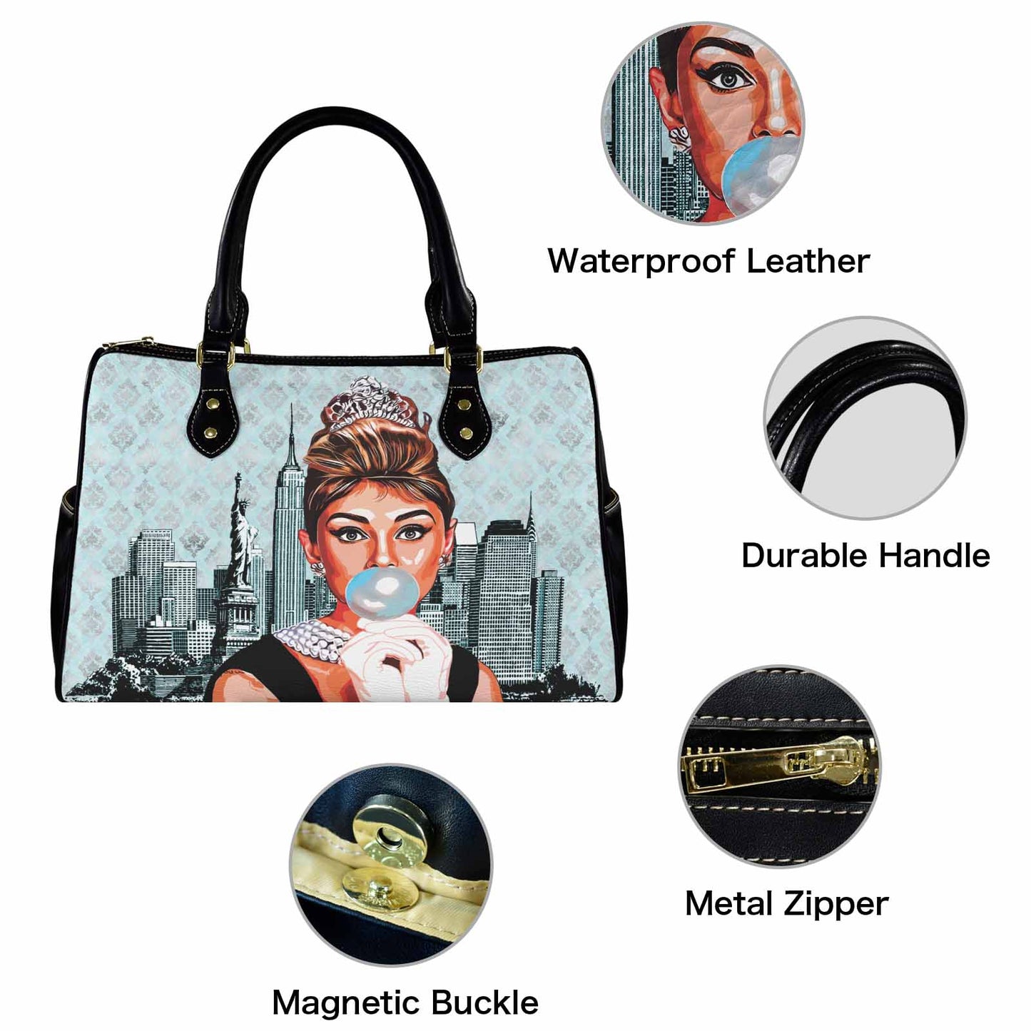 Audrey Hepburn Bijou City Bag - Coco D'Amore
