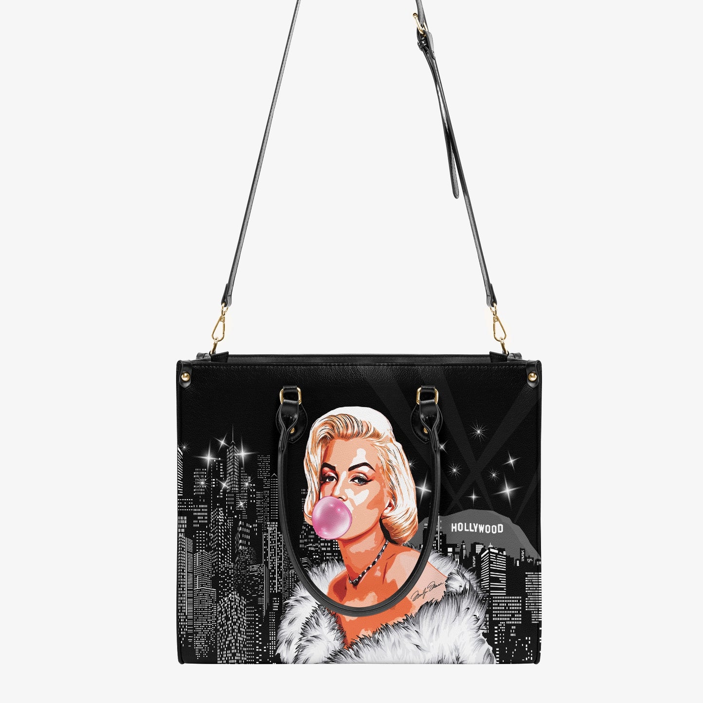 Marilyn Monroe Bubblegum Concise Tote Bag - Coco D'Amore