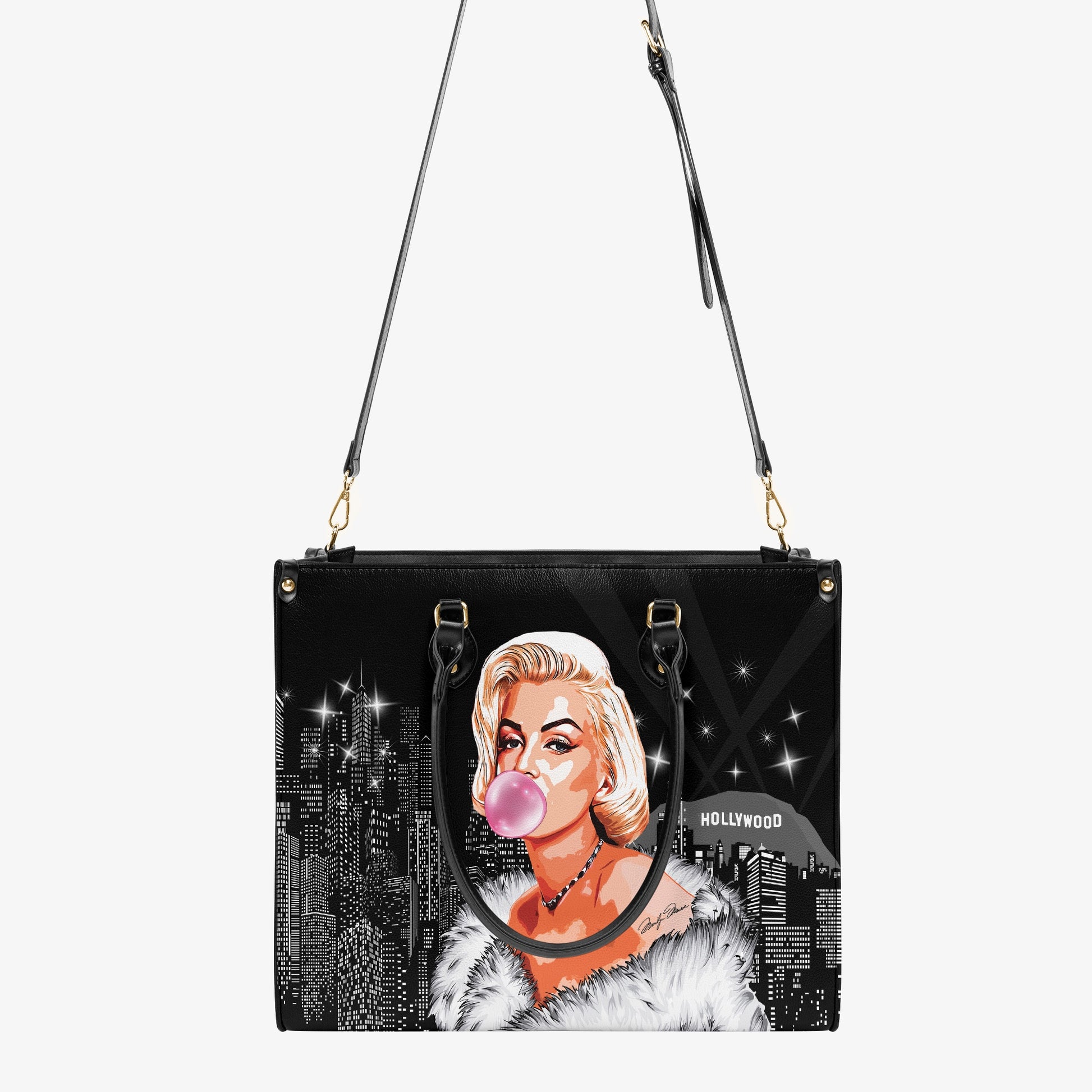 Marilyn Monroe Bubblegum Concise Tote Bag - Coco D'Amore