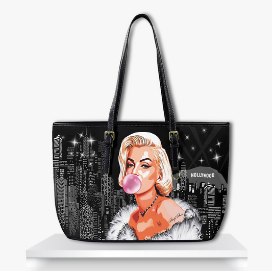 Marilyn Monroe Bubble Gum Resilient Tote Bag