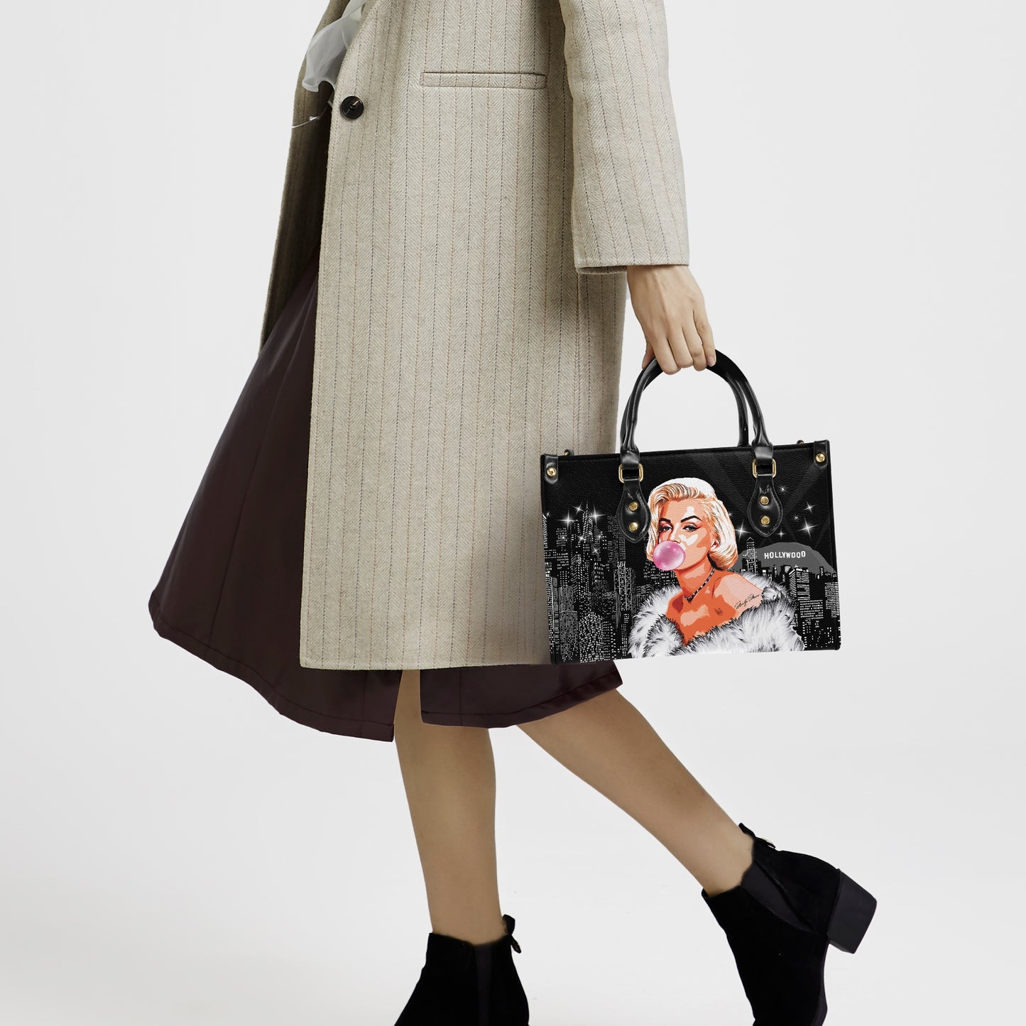 Marilyn Monroe Bubblegum Concise Tote Bag - Coco D'Amore